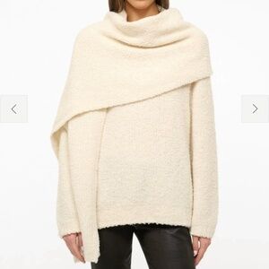 Staud Siren Sweater Ivory